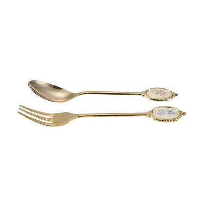 Miss Bunny & Thumper 匙叉餐具套裝 Miss Bunny & Thumper Spoon & Fork Set – Spring Romance