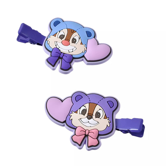 Chip & Dale 彩色前髮夾套裝 Chip & Dale Hair Clip Set