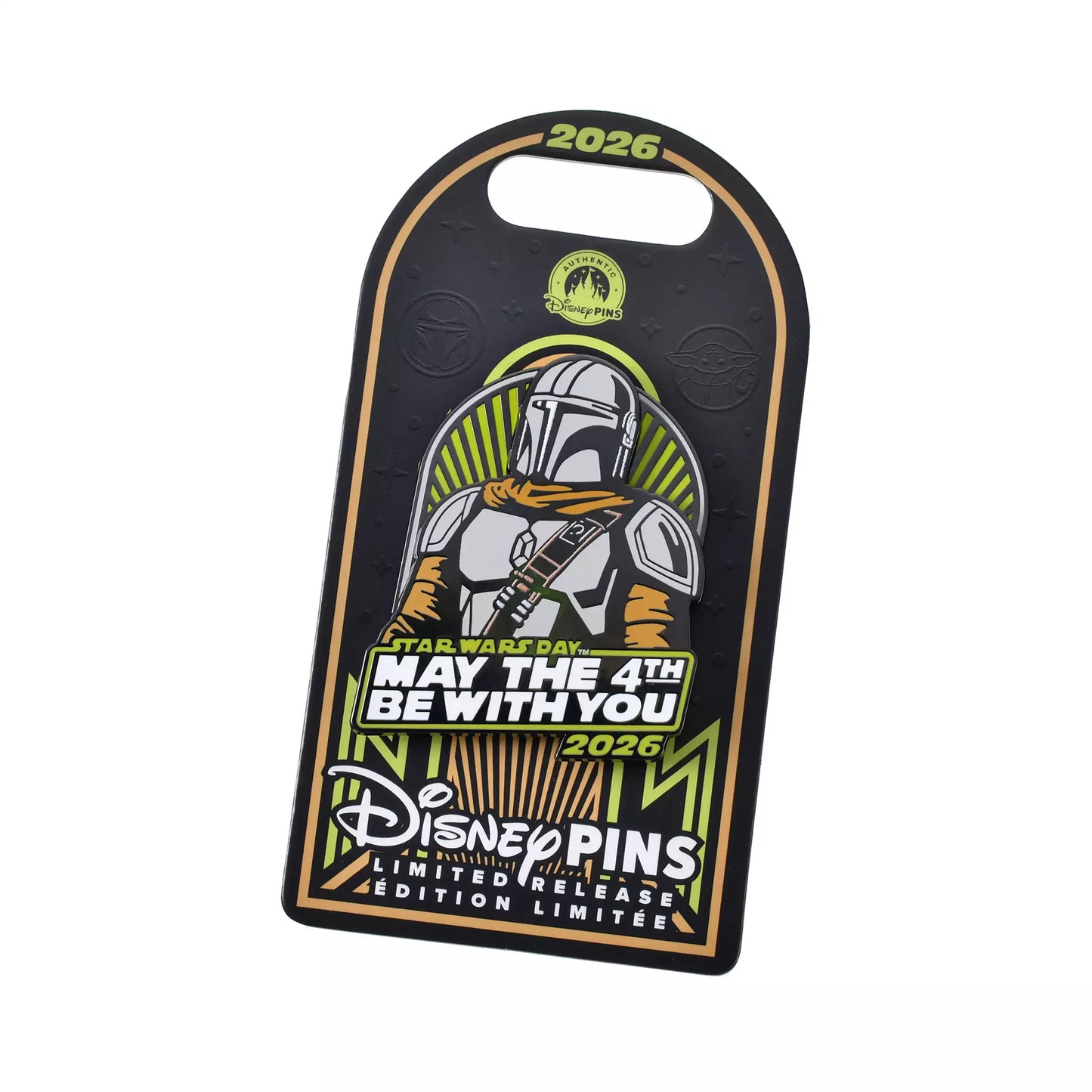 Star Wars Mandalorian May the 4th 2026 徽章 Mandalorian Helmet Pin “May the 4th 2026”