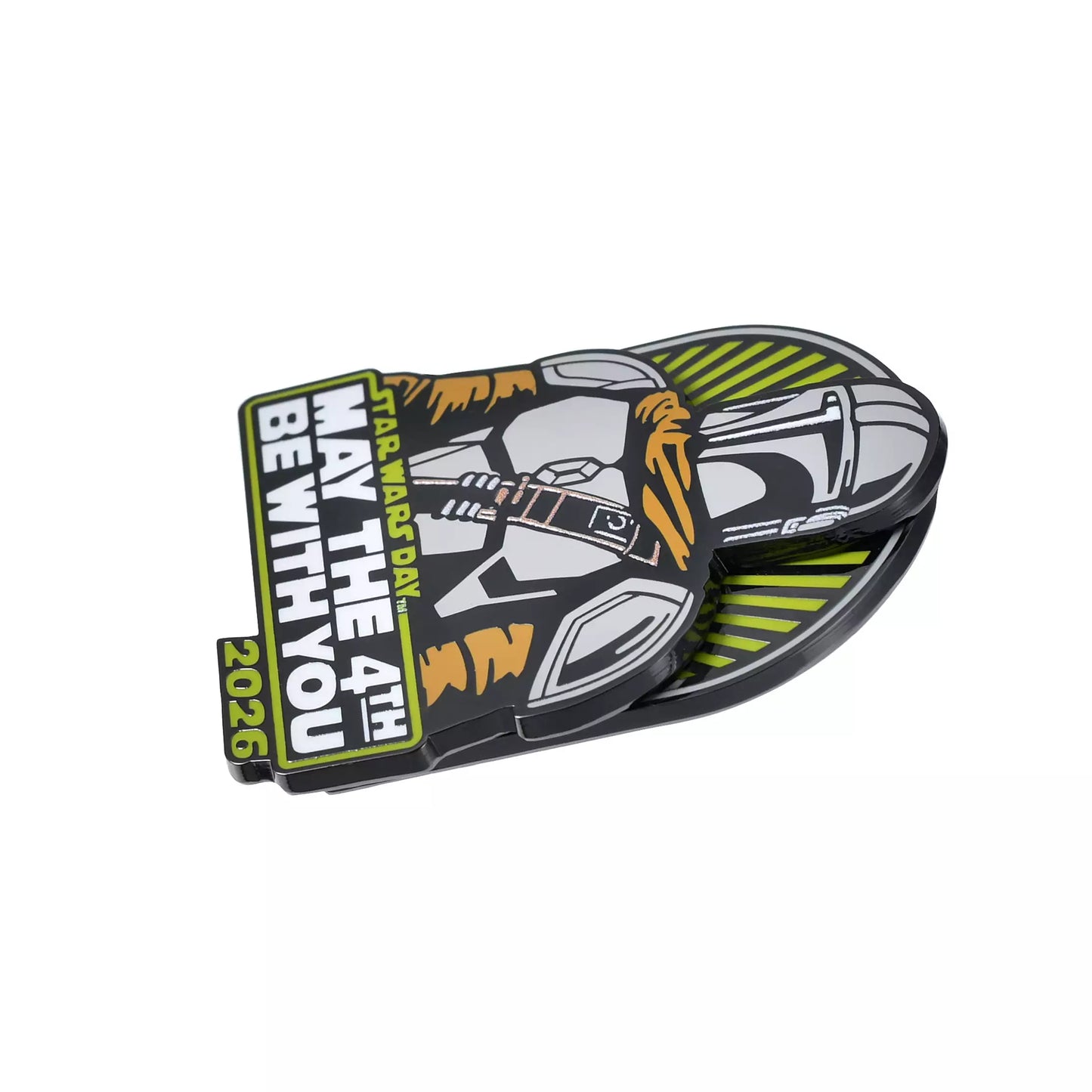 Star Wars Mandalorian May the 4th 2026 徽章 Mandalorian Helmet Pin “May the 4th 2026”