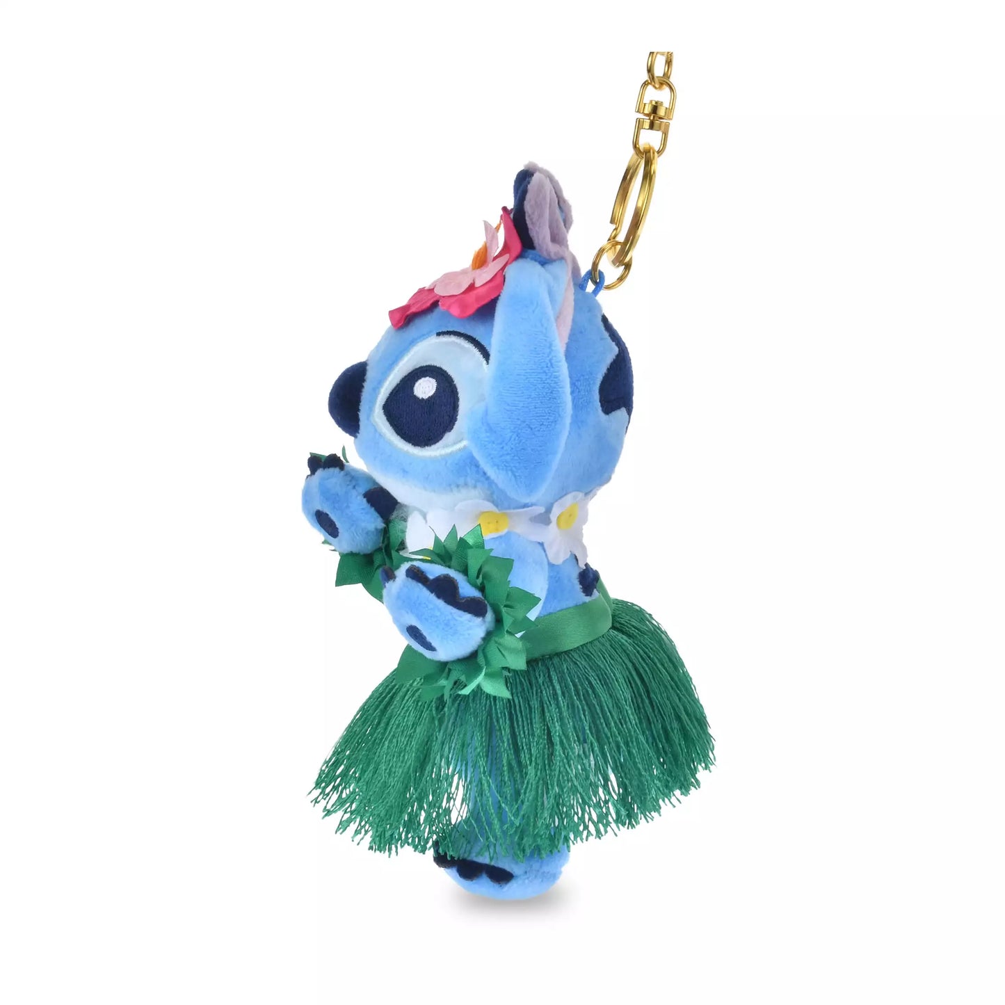 Stitch 夏日草裙舞公仔匙扣（Stitch Aloha） Stitch Aloha Hula Style Plush Keychain