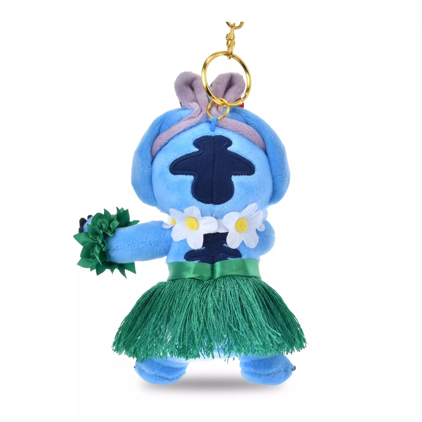 Stitch 夏日草裙舞公仔匙扣（Stitch Aloha） Stitch Aloha Hula Style Plush Keychain