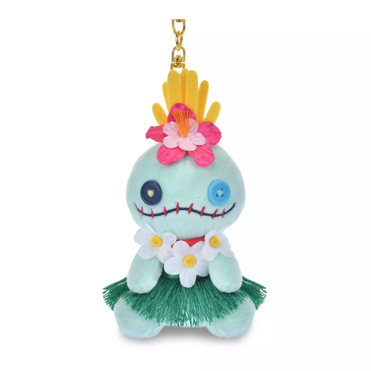 Scrump 夏日草裙舞公仔匙扣（Stitch Aloha） Scrump Aloha Hula Style Plush Keychain