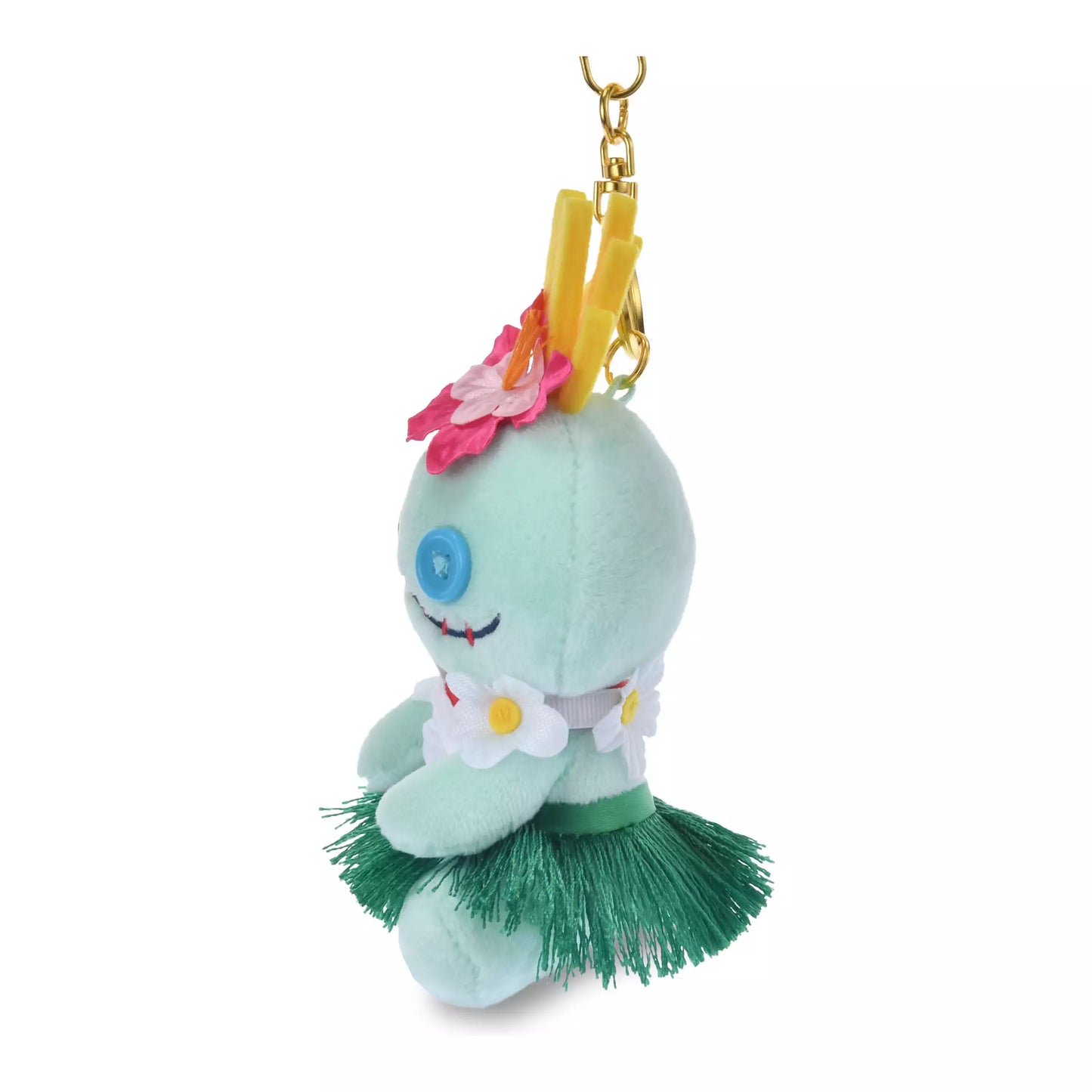 Scrump 夏日草裙舞公仔匙扣（Stitch Aloha） Scrump Aloha Hula Style Plush Keychain