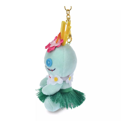 Scrump 夏日草裙舞公仔匙扣（Stitch Aloha） Scrump Aloha Hula Style Plush Keychain