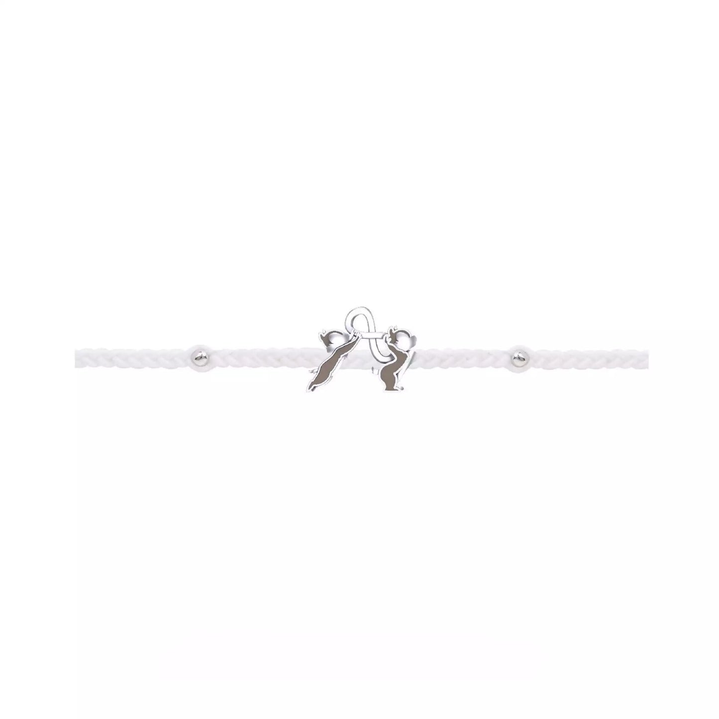 RAVIPA Chip & Dale 無限符號銀色手鍊 RAVIPA Chip & Dale Eternity Silver Bracelet