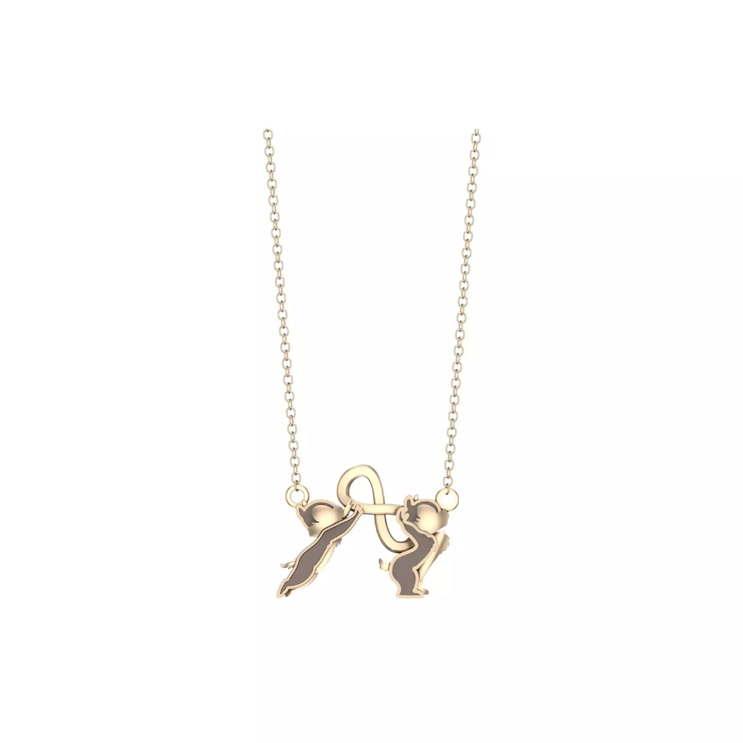 RAVIPA Chip & Dale 無限符號金色頸鍊 RAVIPA Chip & Dale Eternity Gold Necklace