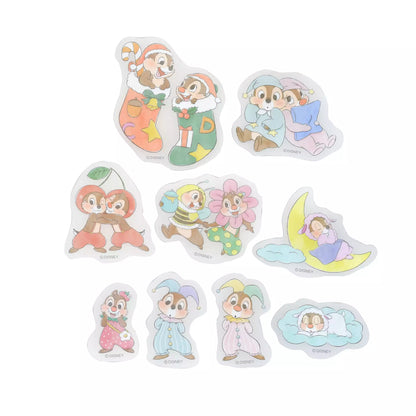 Chip & Dale 透明可重貼造型貼紙 Chip & Dale Clear Repositionable Stickers