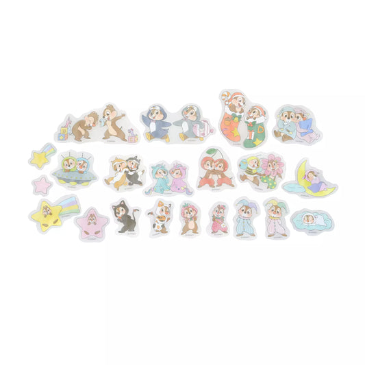 Chip & Dale 透明可重貼造型貼紙 Chip & Dale Clear Repositionable Stickers