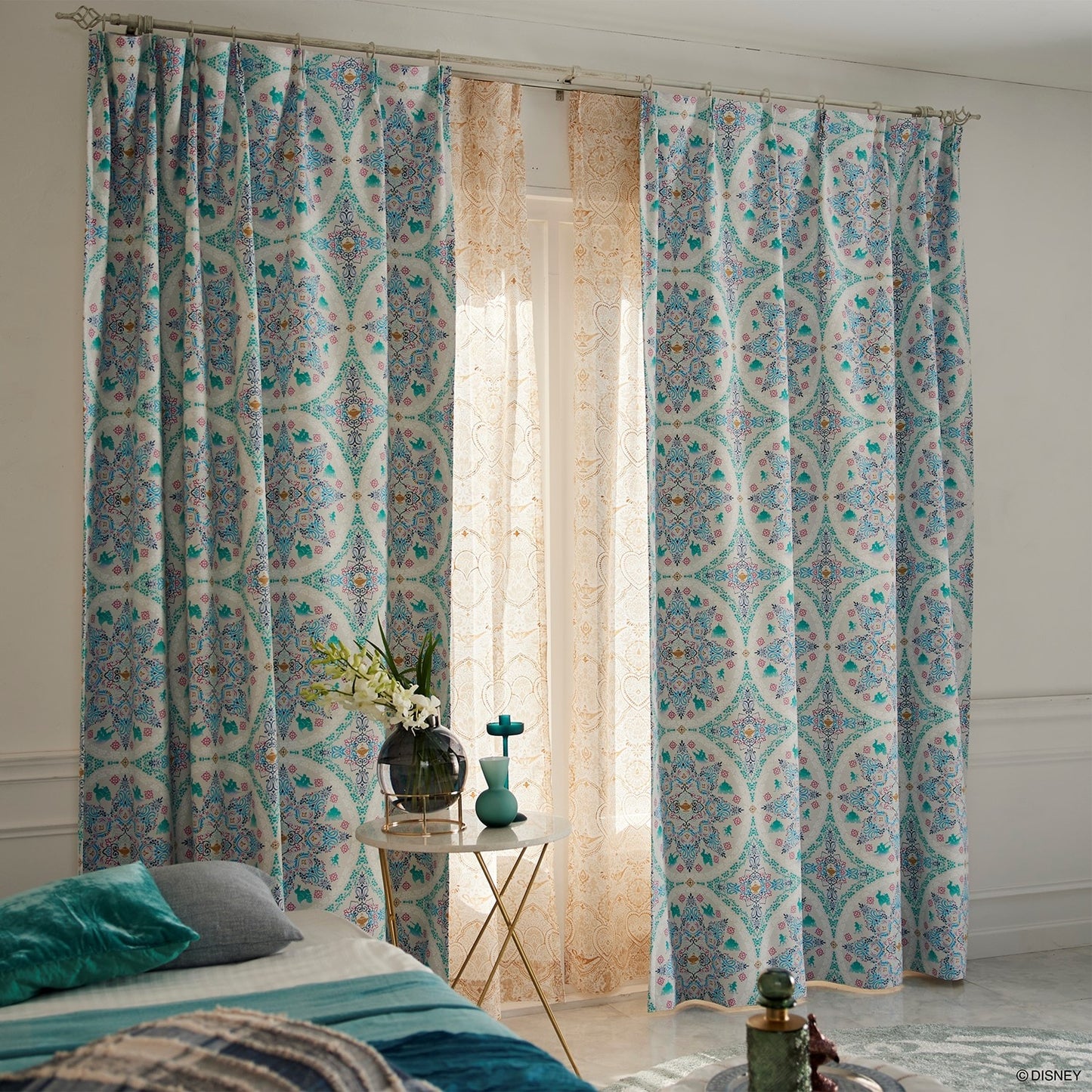  Disney Aladdin Curtains Set 