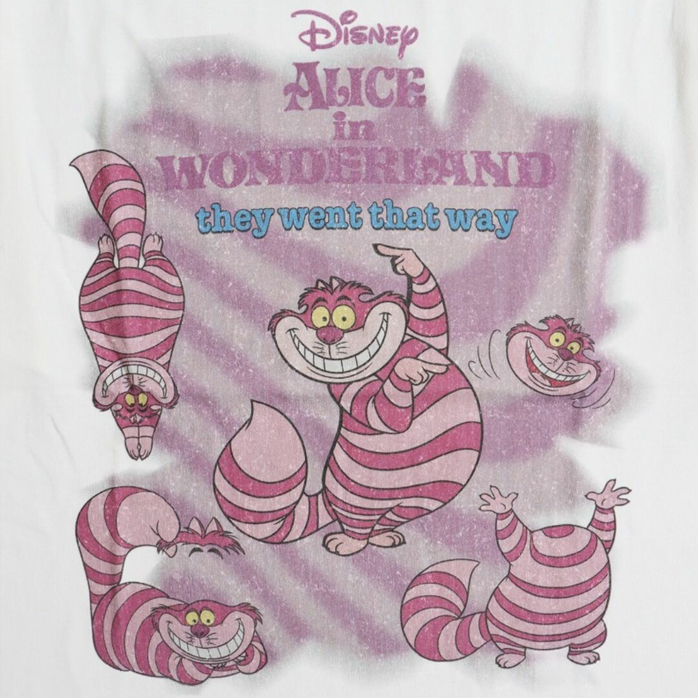 Disney Cheshire Cat Vintage T-shirt [預定發售2024 年 5 月下旬]