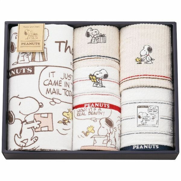 Snoopy Towel Set Made in Japan