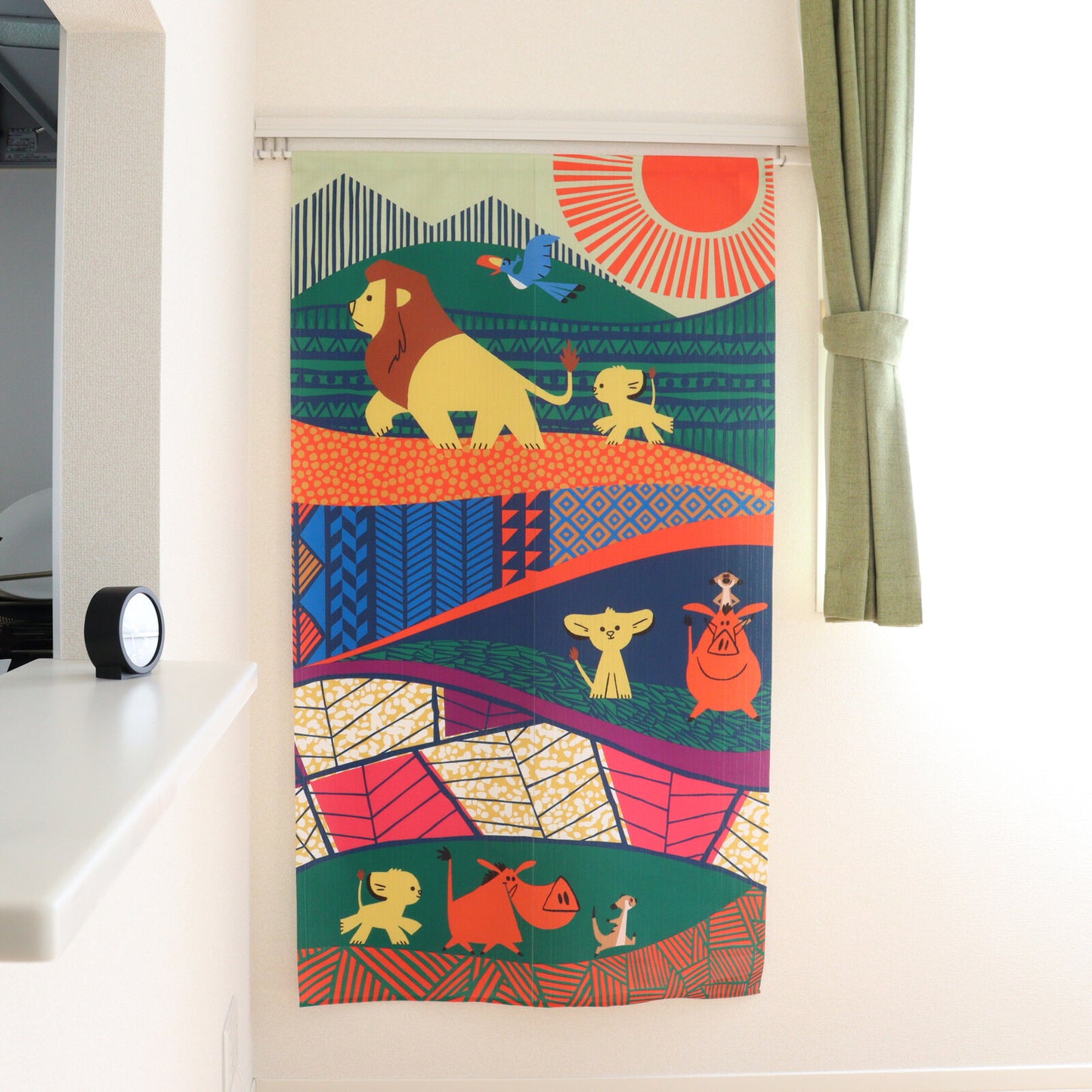  Disney Characters Door Curtain Made in Japan 