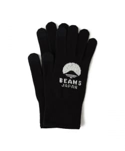 【別注】tet. × BEAMS JAPAN Logo 男裝保暖手套 Vol.2 — 高街風標誌款