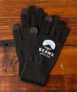 【別注】tet. × BEAMS JAPAN Logo 男裝保暖手套 Vol.2 — 高街風標誌款