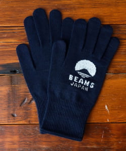 【別注】tet. × BEAMS JAPAN Logo 男裝保暖手套 Vol.2 — 高街風標誌款