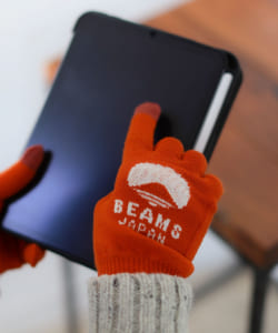 【別注】tet. × BEAMS JAPAN Logo 女裝保暖手套 Vol.2 — 高街風標誌款