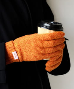 【別注】tet. 平紋羊絨混色保暖手套 — 柔軟觸感混色設計