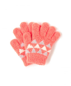 tet. 兒童三角圖案手套 — 可愛幾何設計