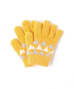 tet. 兒童三角圖案手套 — 可愛幾何設計