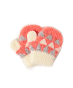 tet. 兒童三角圖案連指手套 — 可愛幾何設計