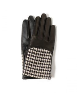 tet. 女裝千鳥格紋手套 — 復古格仔設計