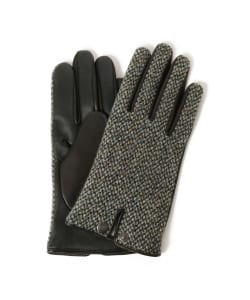 tet. 男裝 Nep Tweed '25 斑點呢料手套 — 紋理感面料