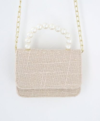 Pearl Handle 2-Way Mini Bag