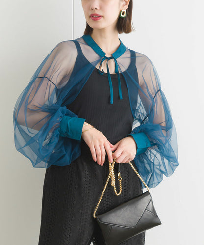 Tulle Lace Sheer Short Bolero