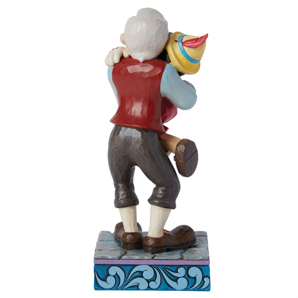 Disney Traditions Geppetto & Pinocchio Hug