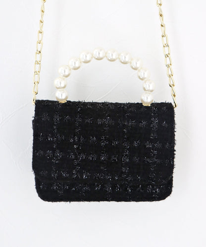 Pearl Handle 2-Way Mini Bag