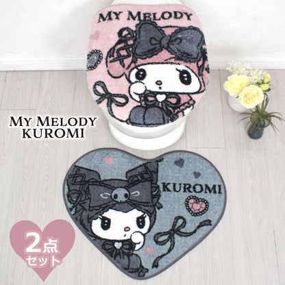  Midnight Melokuro My Melody & Kuromi Restroom set 
