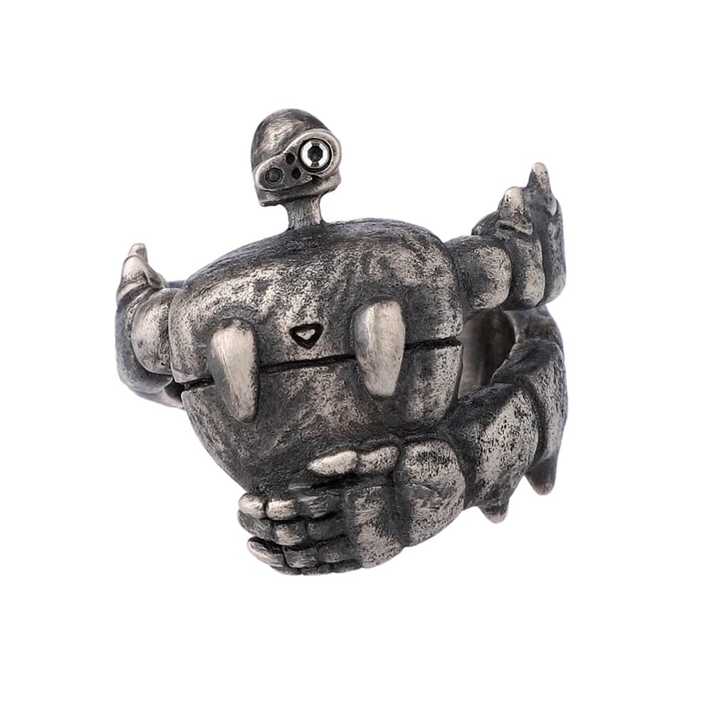  Castle in the Sky Silver Robot Soldier Ring 