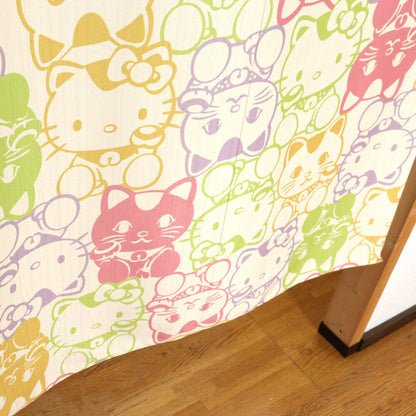  Sanrio Hello Kitty Lucky Cat Door Curtain 