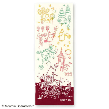  Moomin Characters dyed Hand Towel 