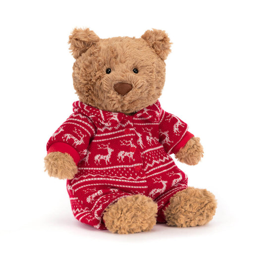 Bartholomew Bear Winter Pyjamas