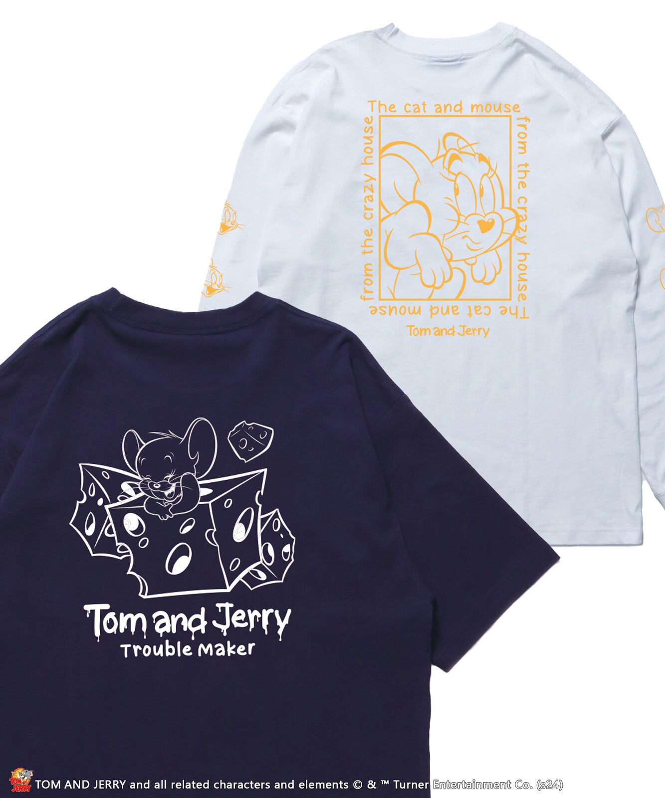 TOM&JERRY CHEESE TEE LAYERED