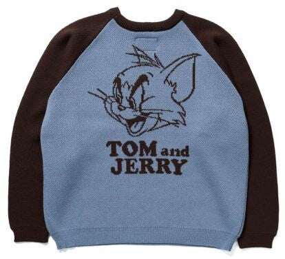 SEQUENZ meets TOM&JERRY CAN'T CHOOSE RAGLAN KNIT