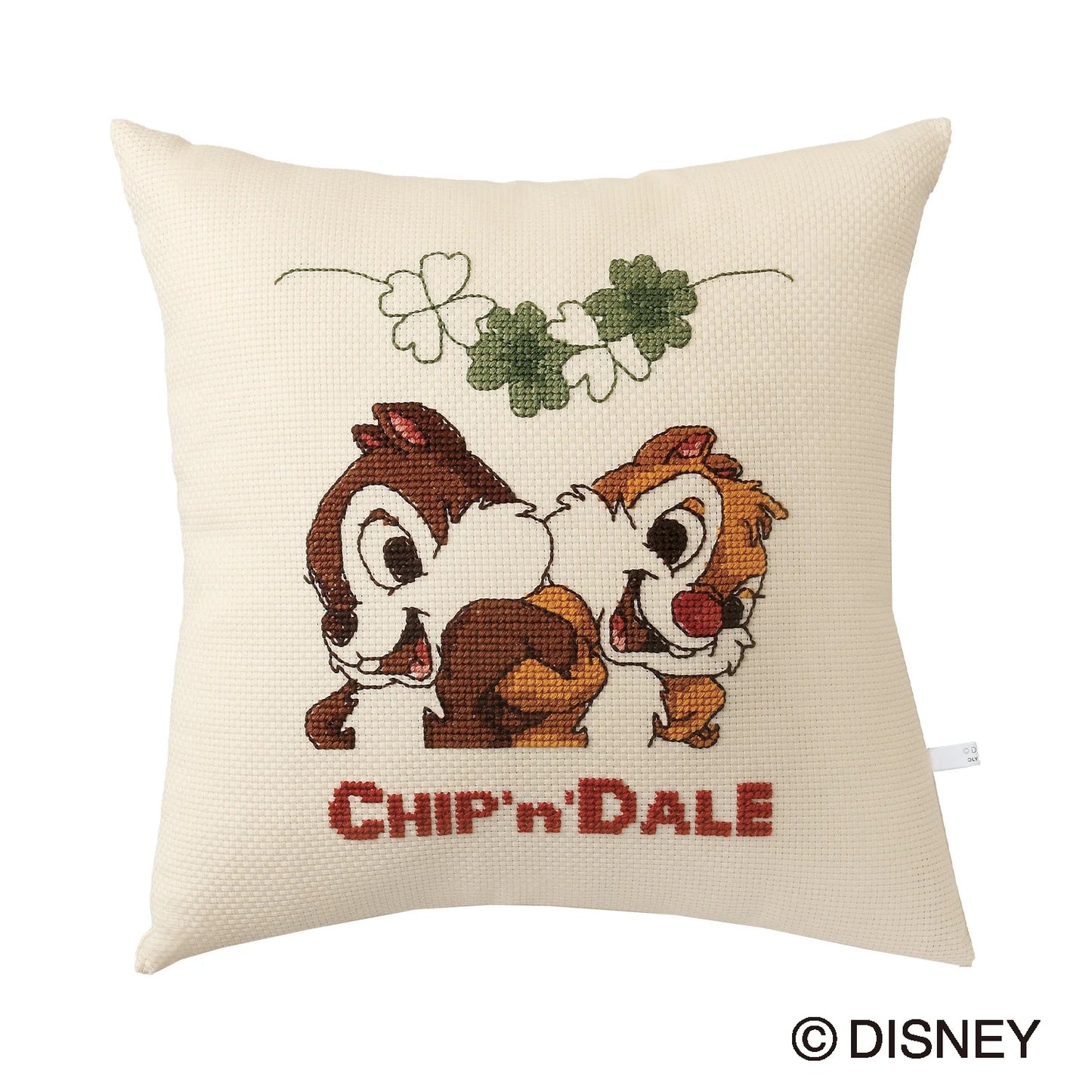 Chip & Dale 刺繡靠墊套
