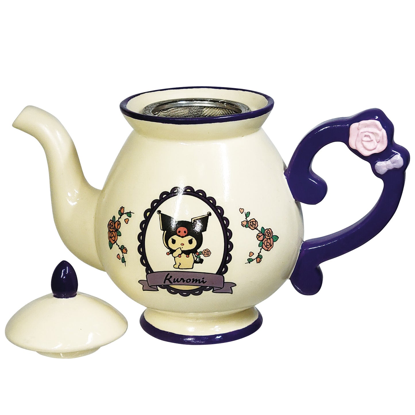 Kuromi Flower Vintage Teapot