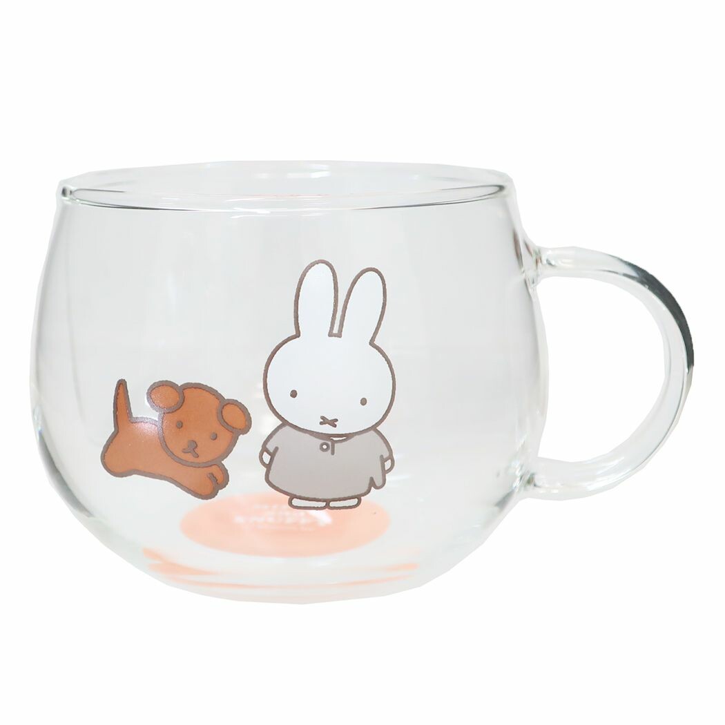 Miffy & Snuffy 耐熱玻璃杯兩件裝 日本製