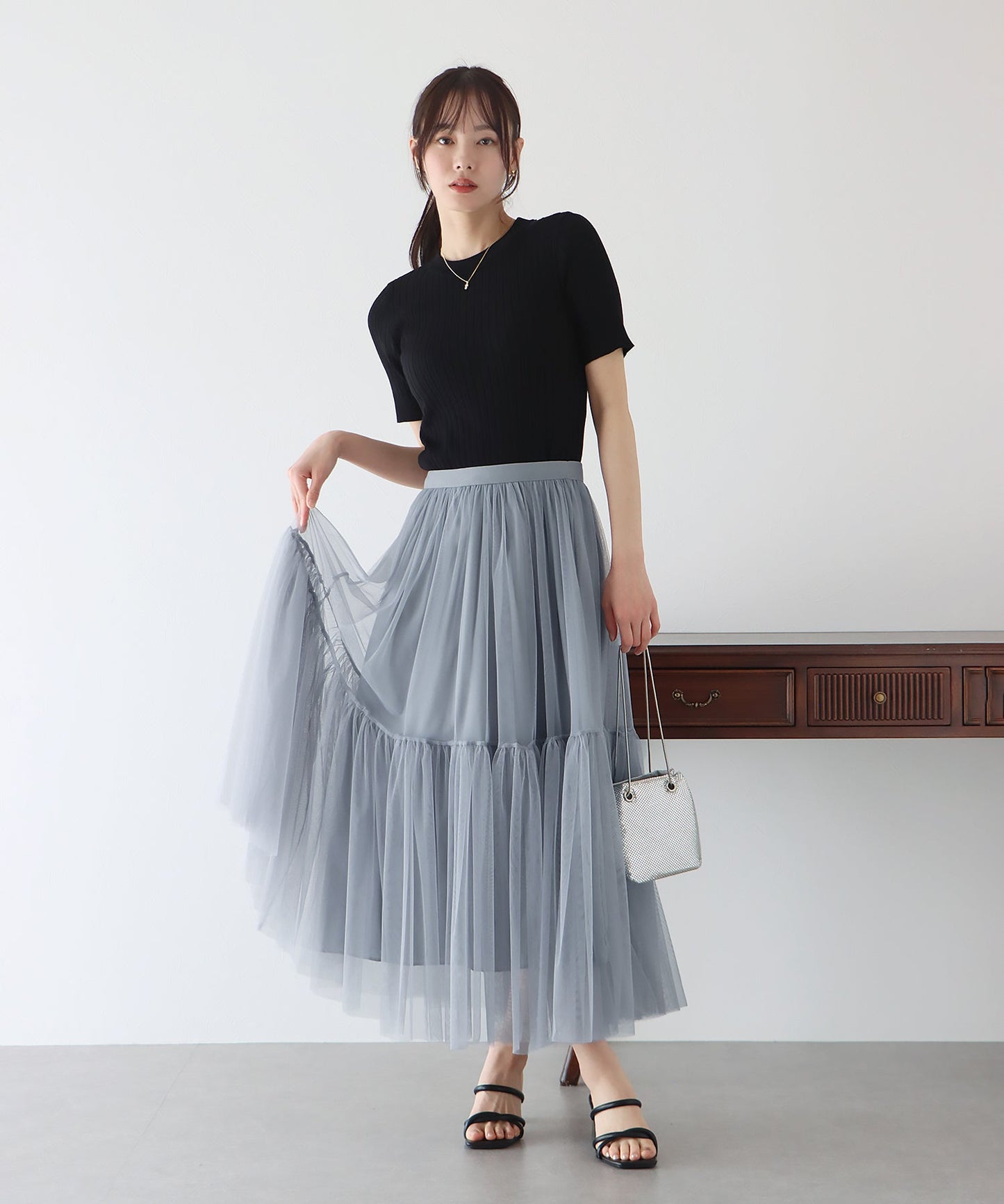 Tulle Tiered Skirt