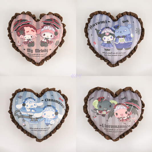 Sanrio Gothic Party Heart Cushion