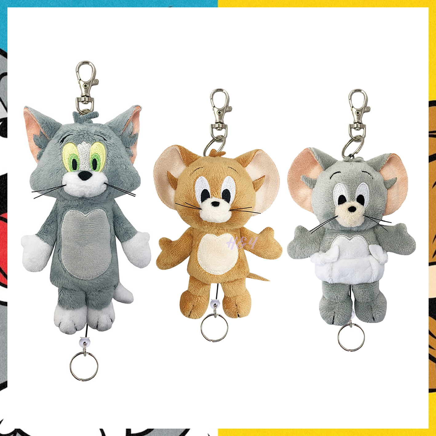 Tom and Jerry Plush Keychain