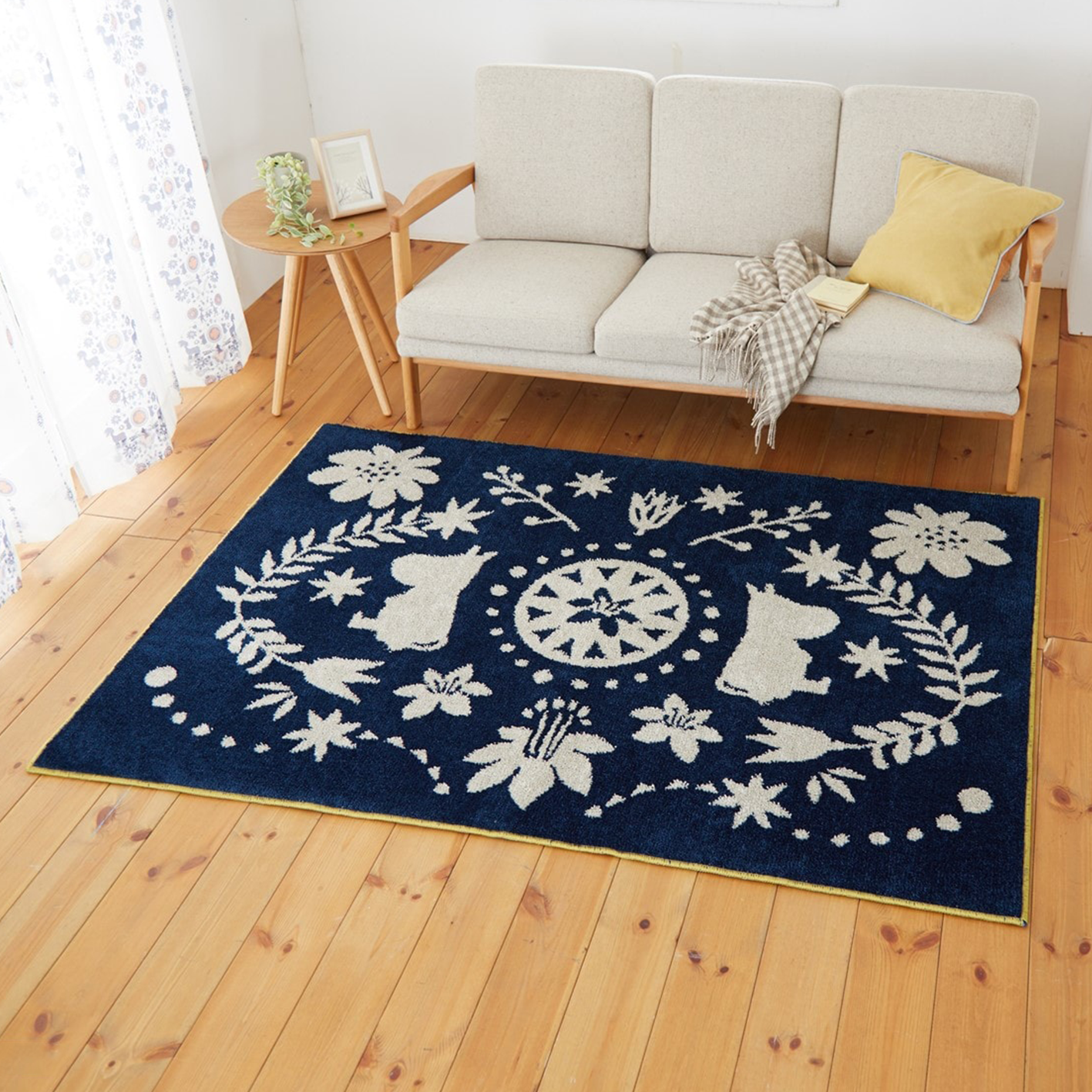 Moomin Area Rug Made in Japan