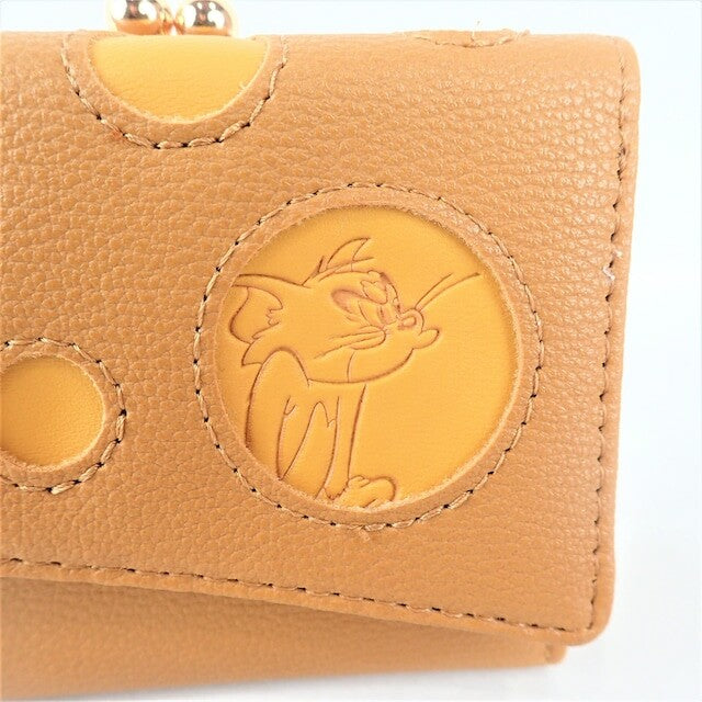  TOM & JERRY × Flapper Cheese Tri-fold Wallet 