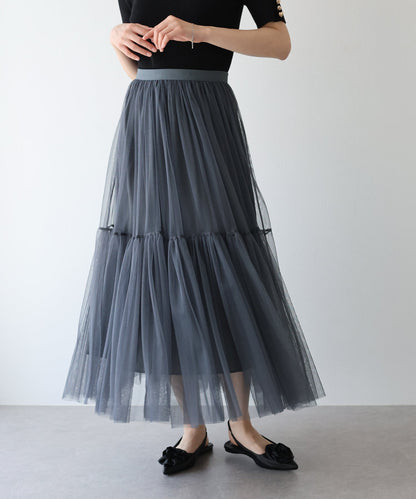 Tulle Tiered Skirt