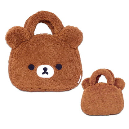 Rilakkuma Fluffy Tote Bag & Pouch Set