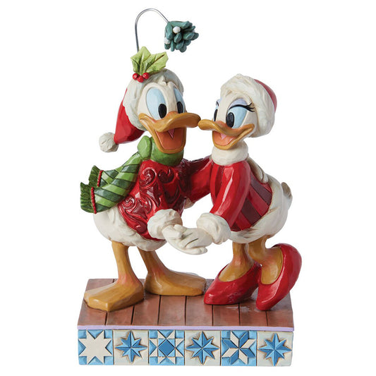 Disney Traditions Christmas Donald & Daisy Mistletoe