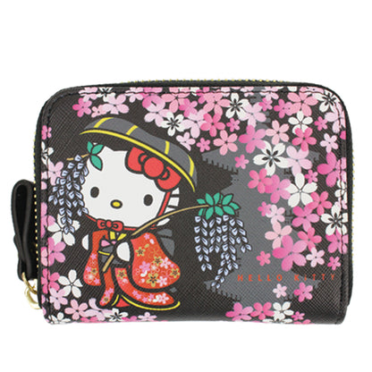 Hello Kitty 日本花紋 長款銀包&卡套